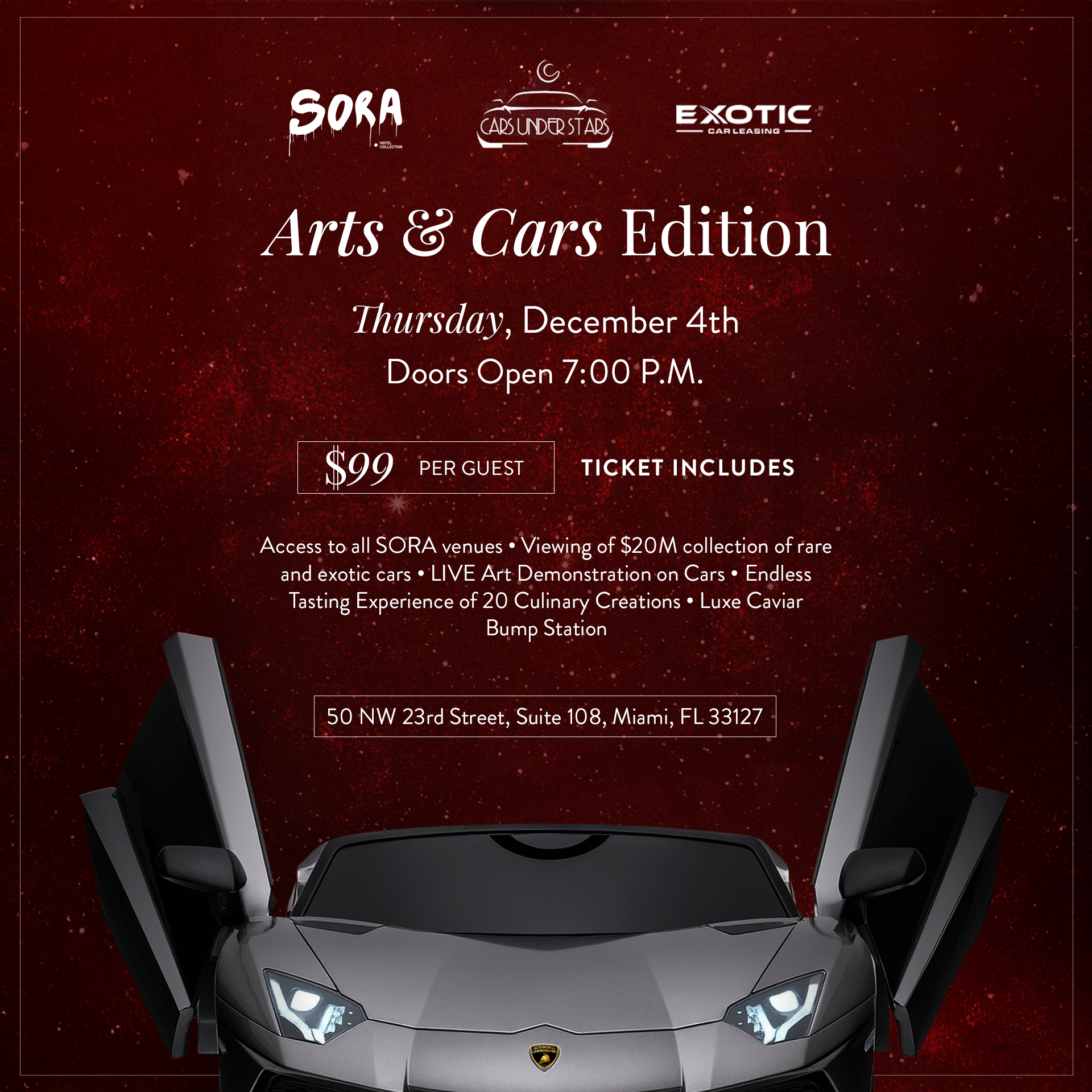 Cars Under Stars event